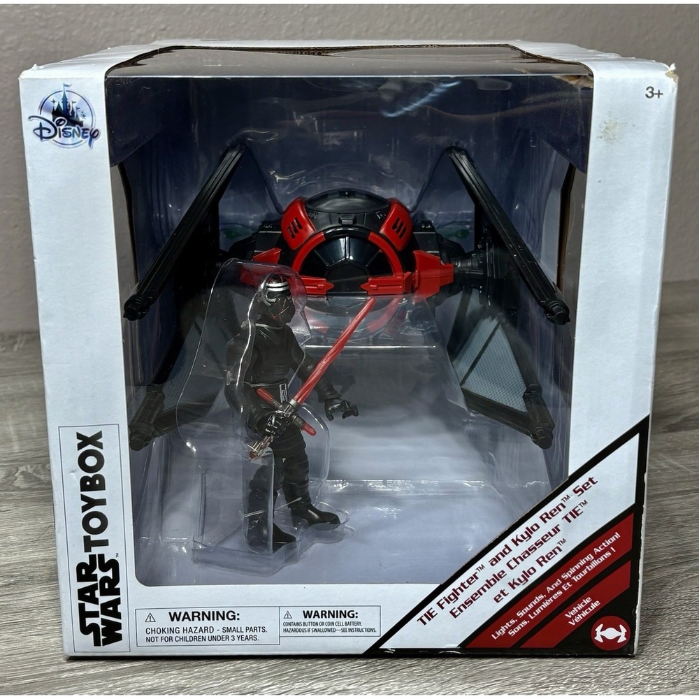 Star Wars Toybox TIE Fighter and Kylo Ren Set Disney New in Box & Factory Sealed
